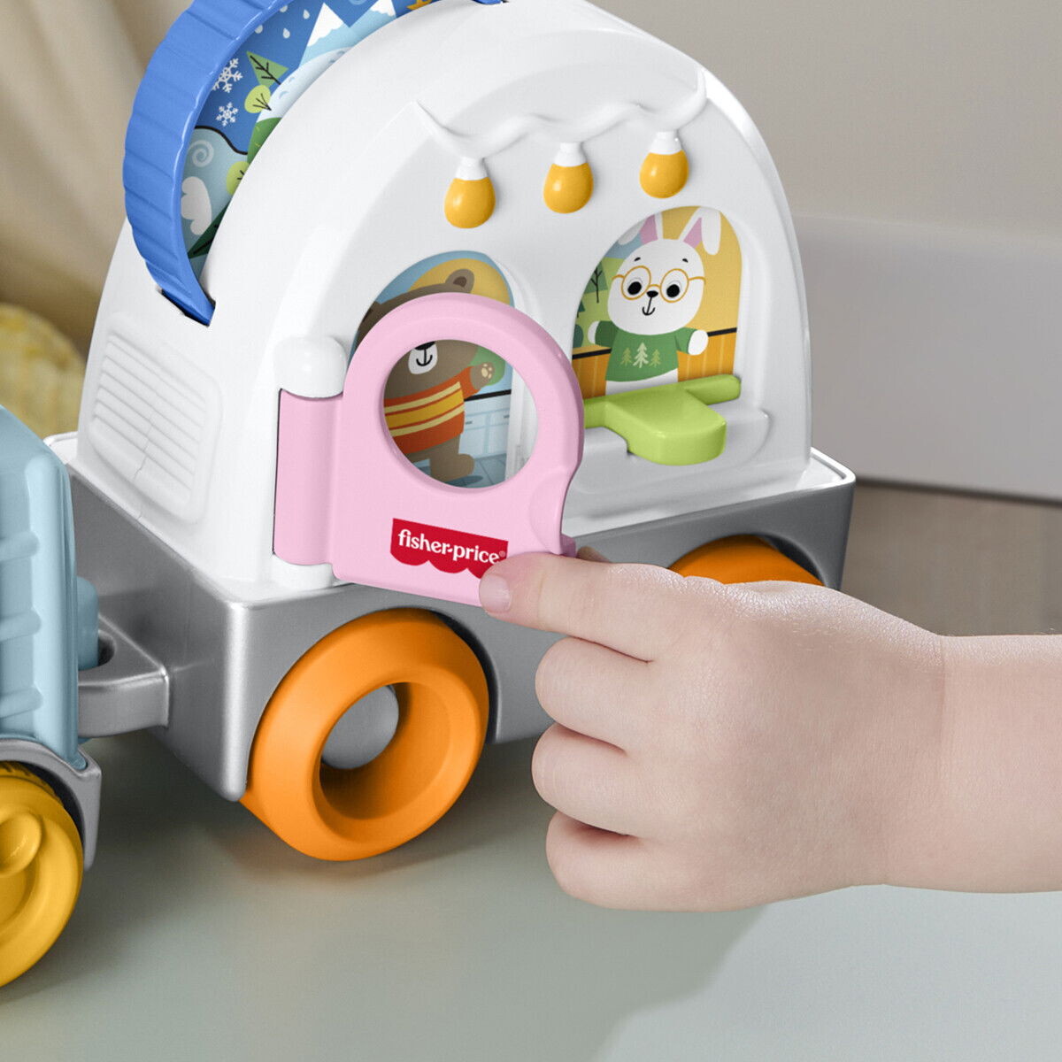 Fisher-Price - Friendship Forest Pull-Along Camper - Aktivitetsbil