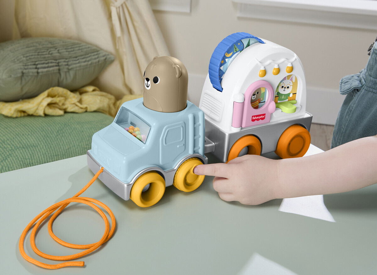 Fisher-Price - Friendship Forest Pull-Along Camper - Aktivitetsbil