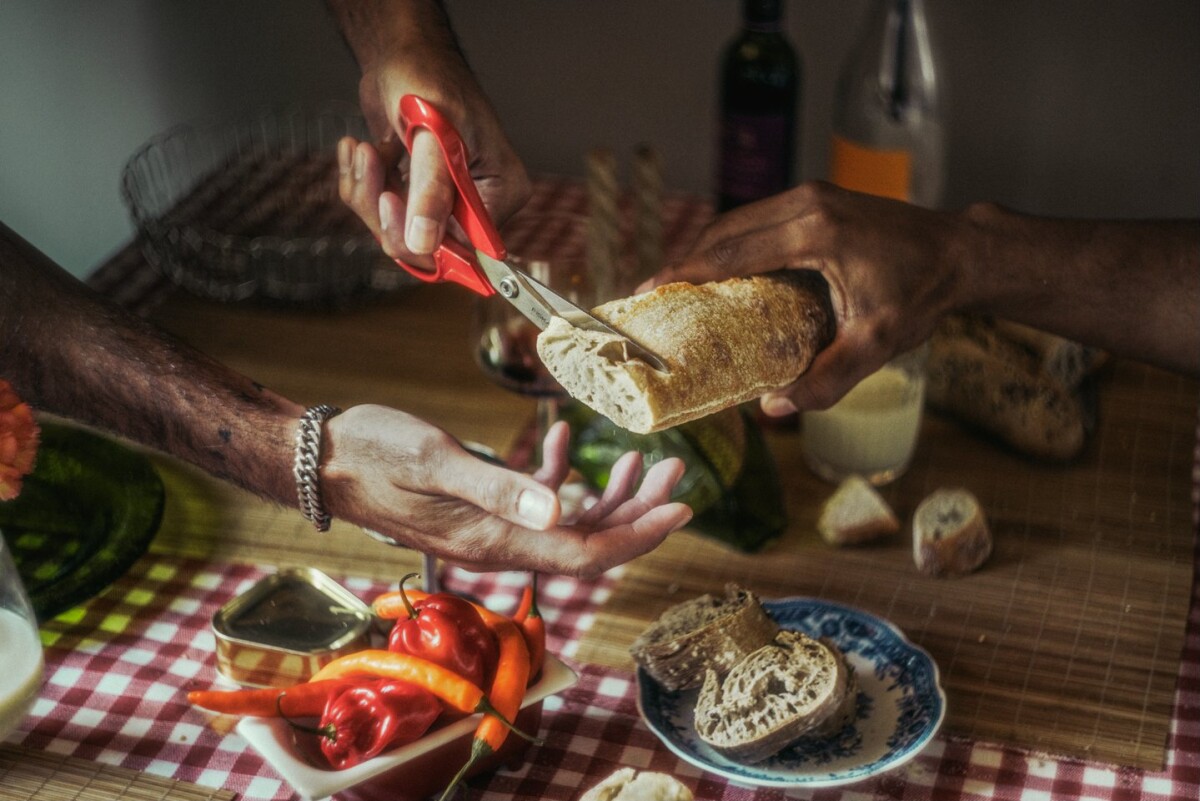 Fiskars - Classic Universalsaks - Venstre Hånd - Rød - 21 Cm