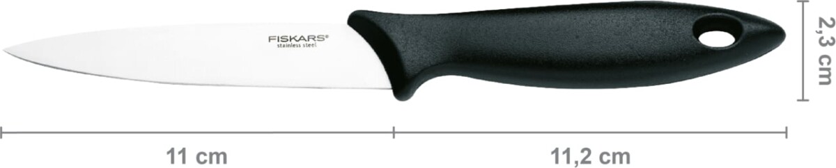 Fiskars - Essential Grøntsagskniv - 11 Cm