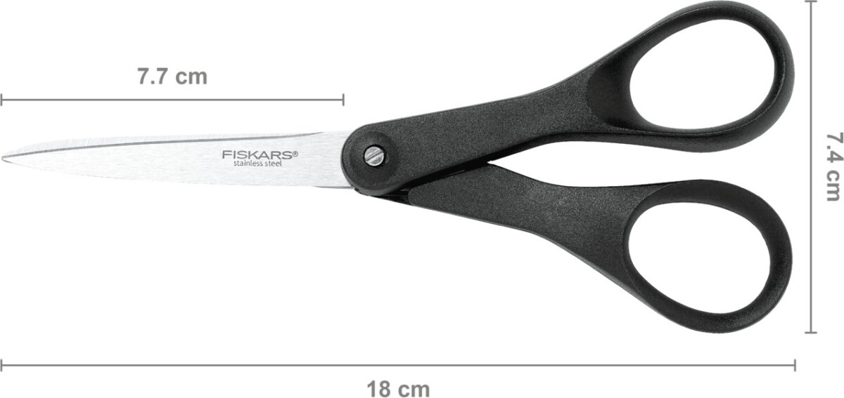 Fiskars - Papirsaks - Essential - 18 Cm