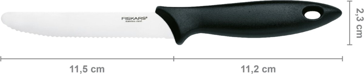 Fiskars Tomatkniv - Essential - 12 Cm