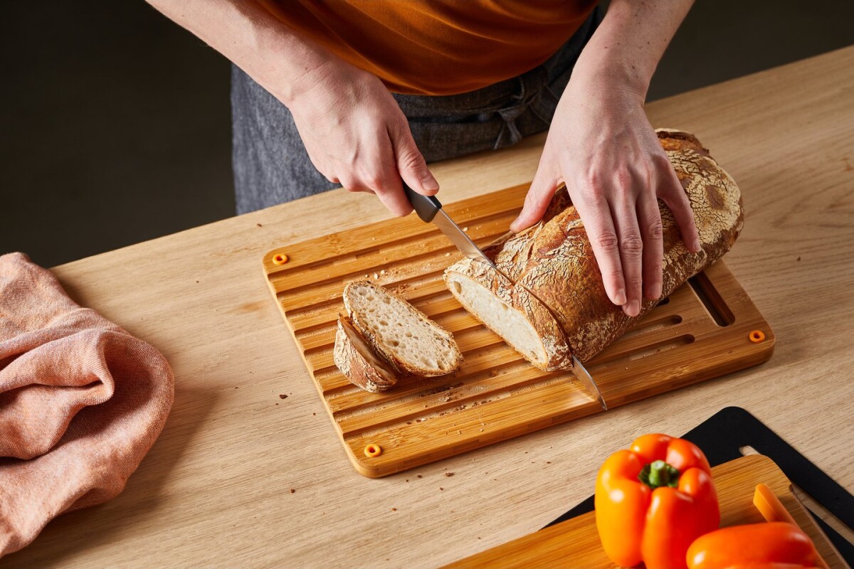 Fiskars Functional Form - Skærebræt - Bambus - Sæt Med 3 Stk