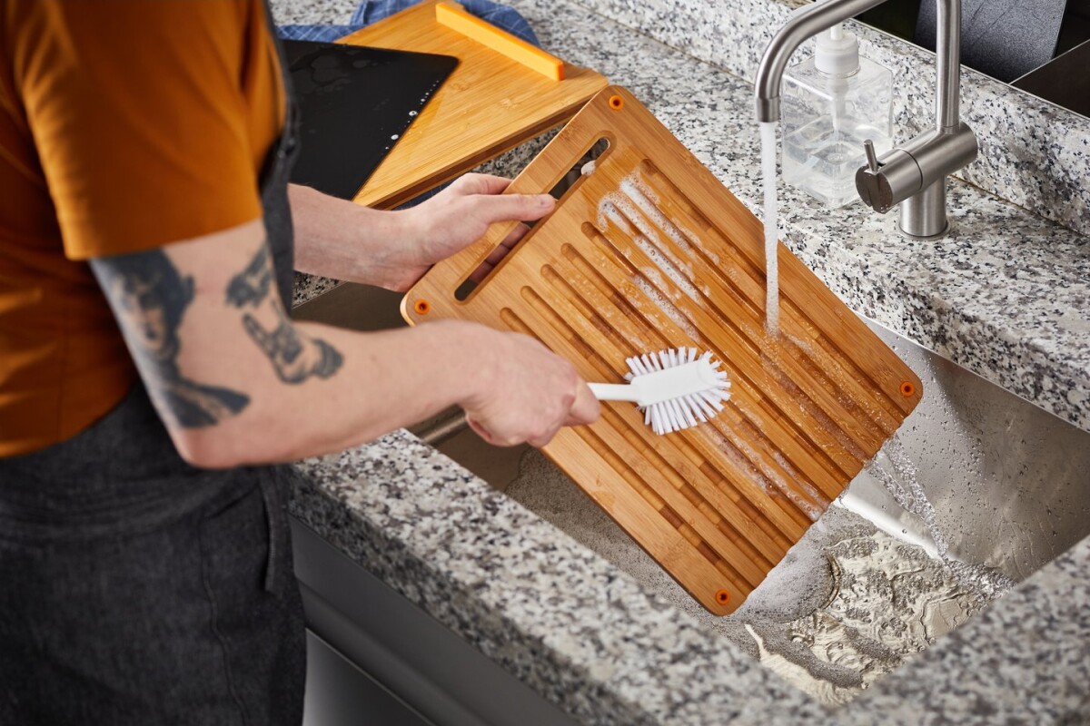 Fiskars Functional Form - Skærebræt - Bambus - Sæt Med 3 Stk