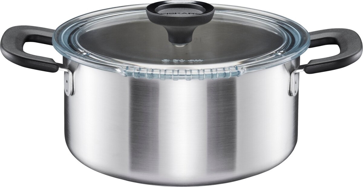 Fiskars - Functional Form - Gryde - Induktion - 3 L - Rustfrit Stål