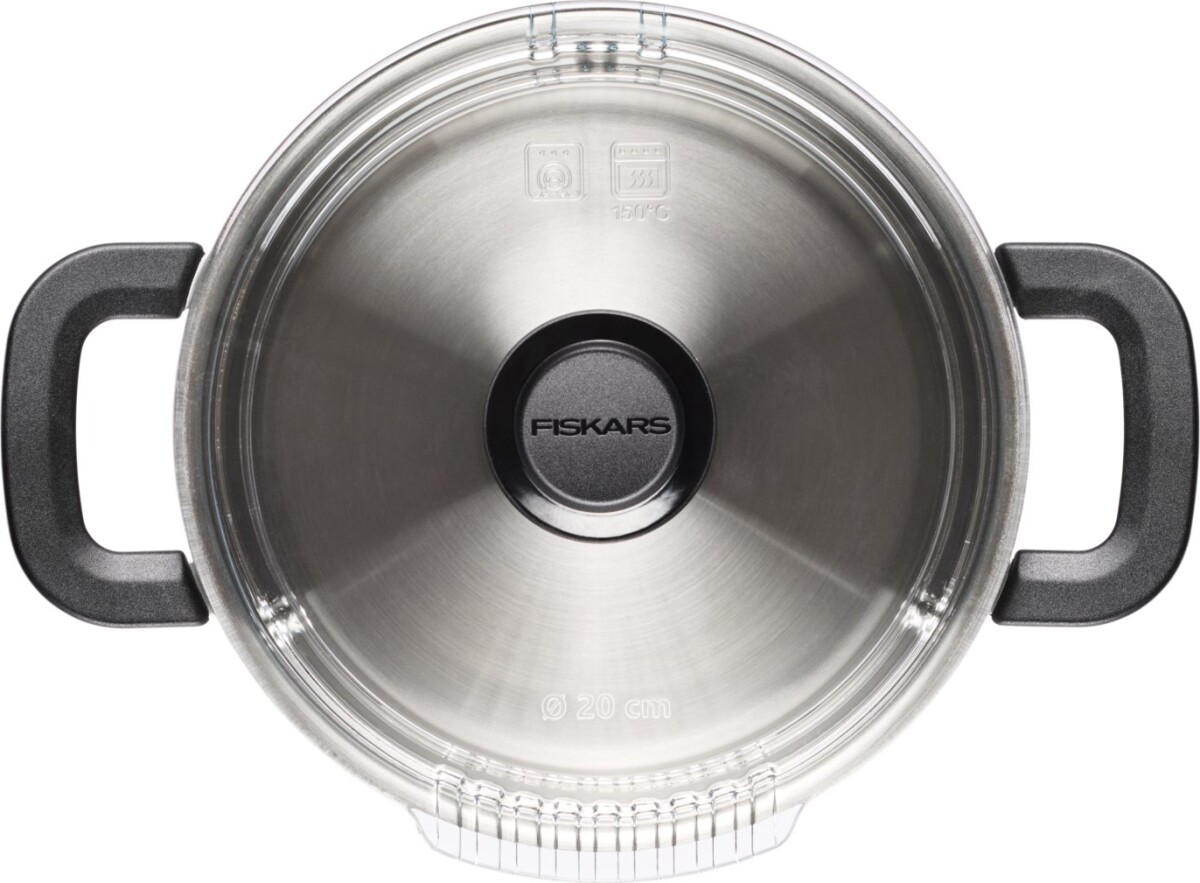 Fiskars - Functional Form - Gryde - Induktion - 3 L - Rustfrit Stål