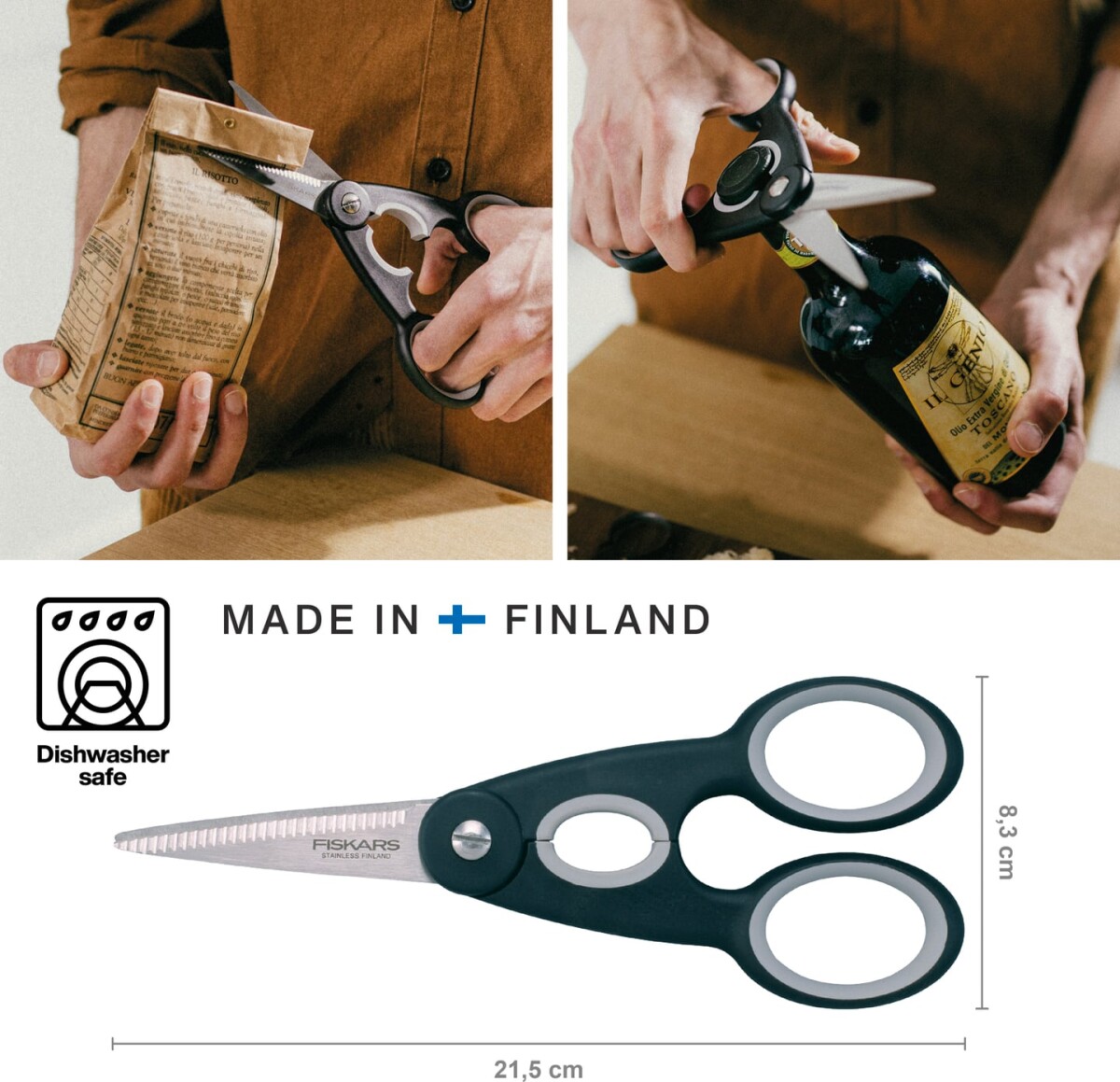 Fiskars - Functionalform Køkkensaks - 22 Cm