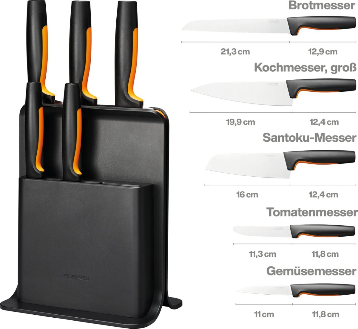 Fiskars Functional Form - Kniv - Japansk Stål - 20 Cm