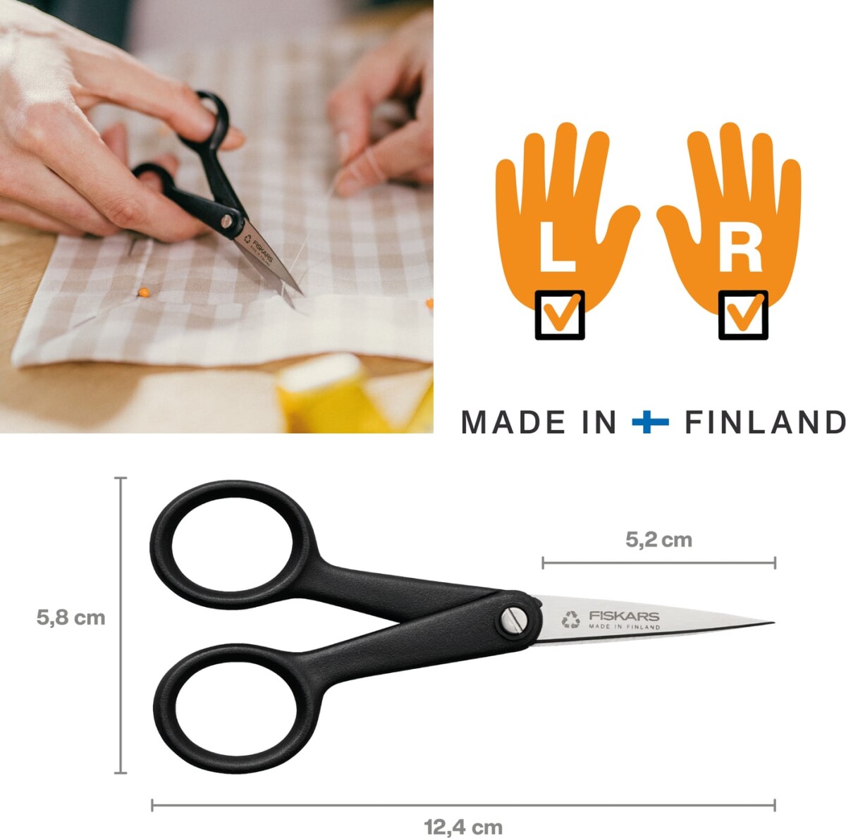 Fiskars - Functionalform Renew Sy Saks - 13 Cm