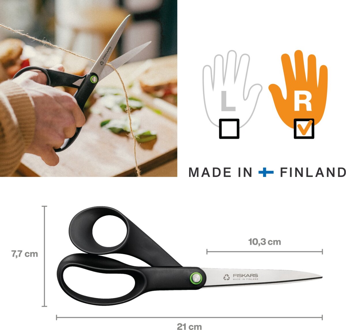 Fiskars Functional Form - Universalsaks - 21 Cm