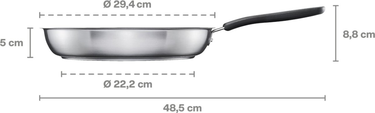 Fiskars Functional Form - Stegepande - 28 Cm