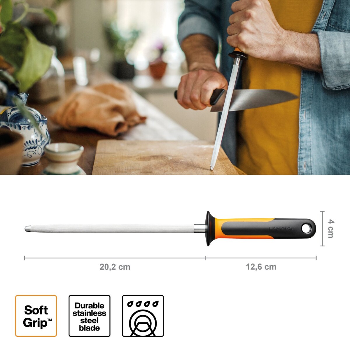 Fiskars Functional Form - Strygestål