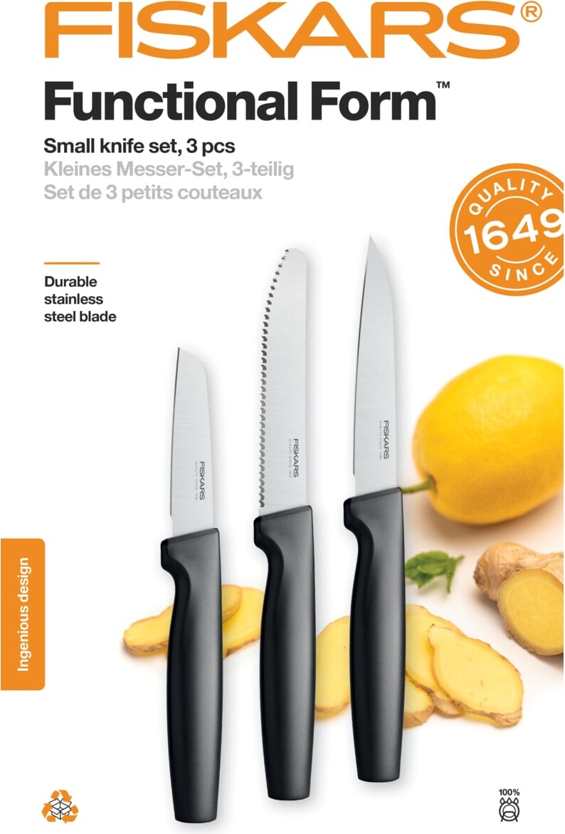 Fiskars - Functional Form - Urteknive Sæt - 3 Dele