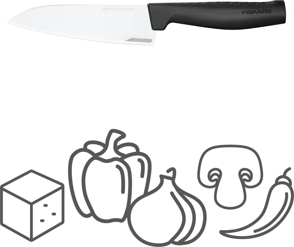Fiskars - Hard Edge Kokkekniv - 13 5 Cm