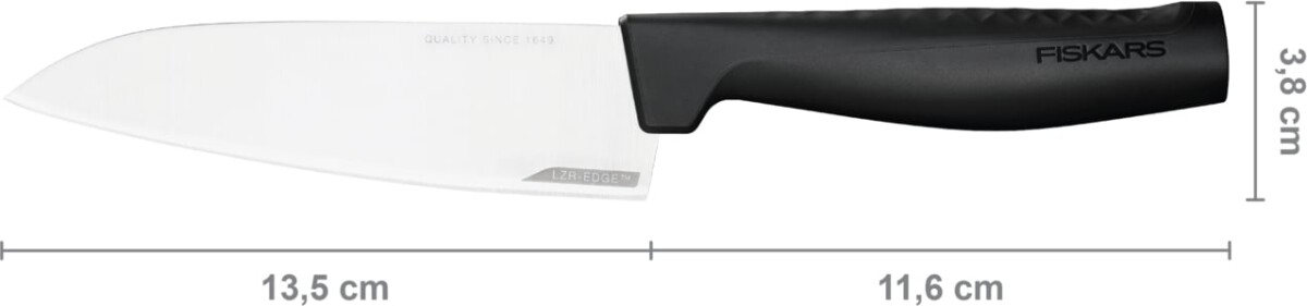 Fiskars - Hard Edge Kokkekniv - 13 5 Cm