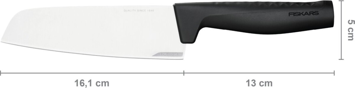 Fiskars - Hard Edge Santoku Kniv - 16 Cm