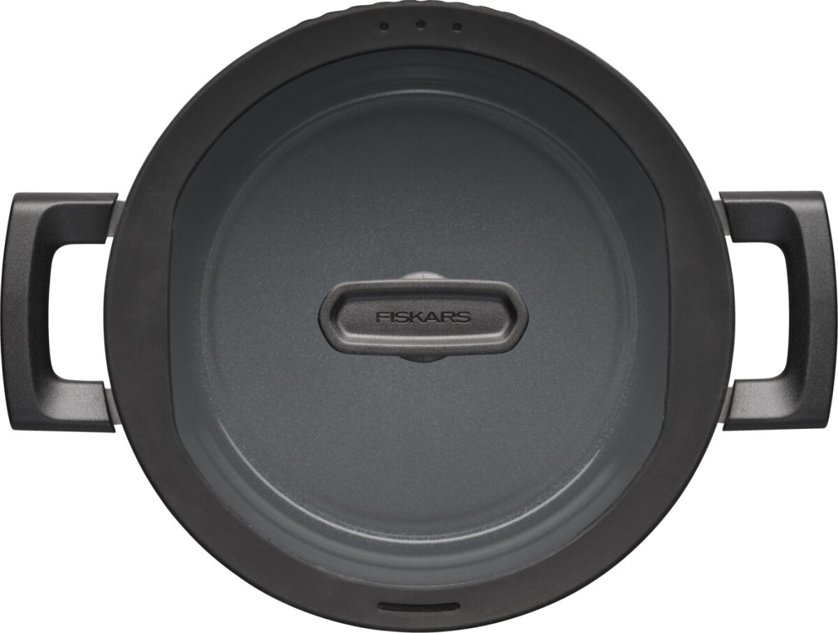 Fiskars - Hard Face - Gryde Med Låg - Non-Stick - Induktion