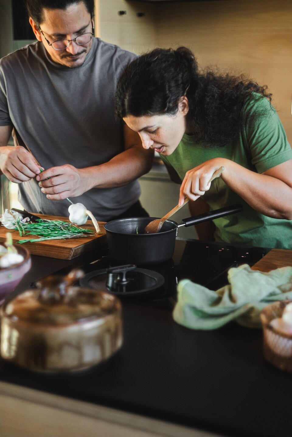 Fiskars - Hard Face - Kasserolle Med Låg - Non-Stick - Induktion