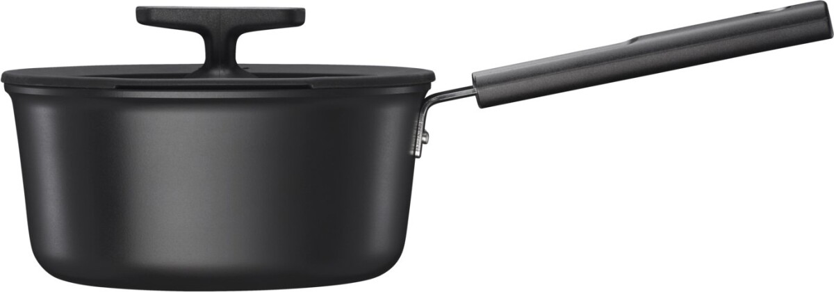 Fiskars - Hard Face - Kasserolle Med Låg - Non-Stick - Induktion