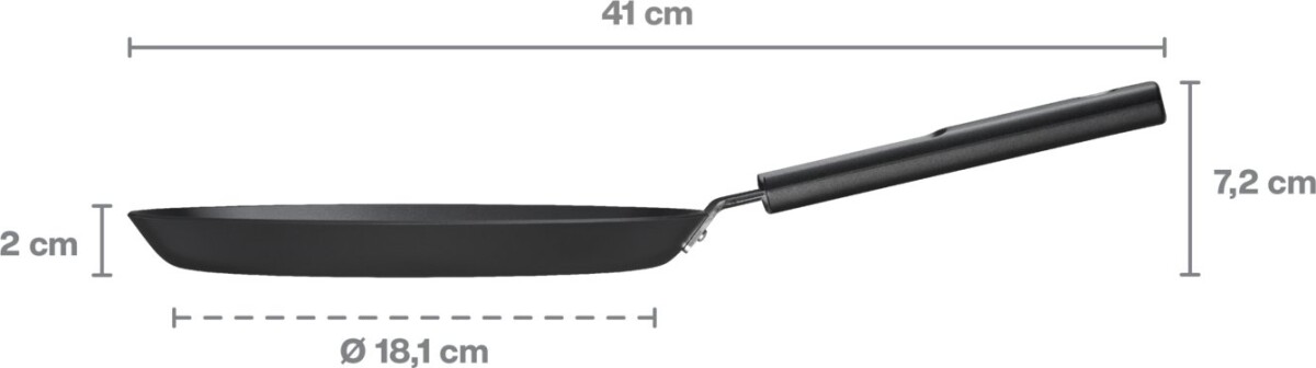 Fiskars - Hard Face - Omeletpande - 22 Cm - Non-Stick - Induktion