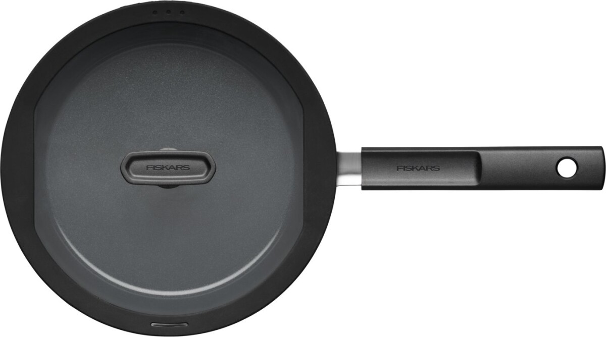 Fiskars - Hard Face - Sauterpande Med Låg - 26 Cm - Inkl Induktion