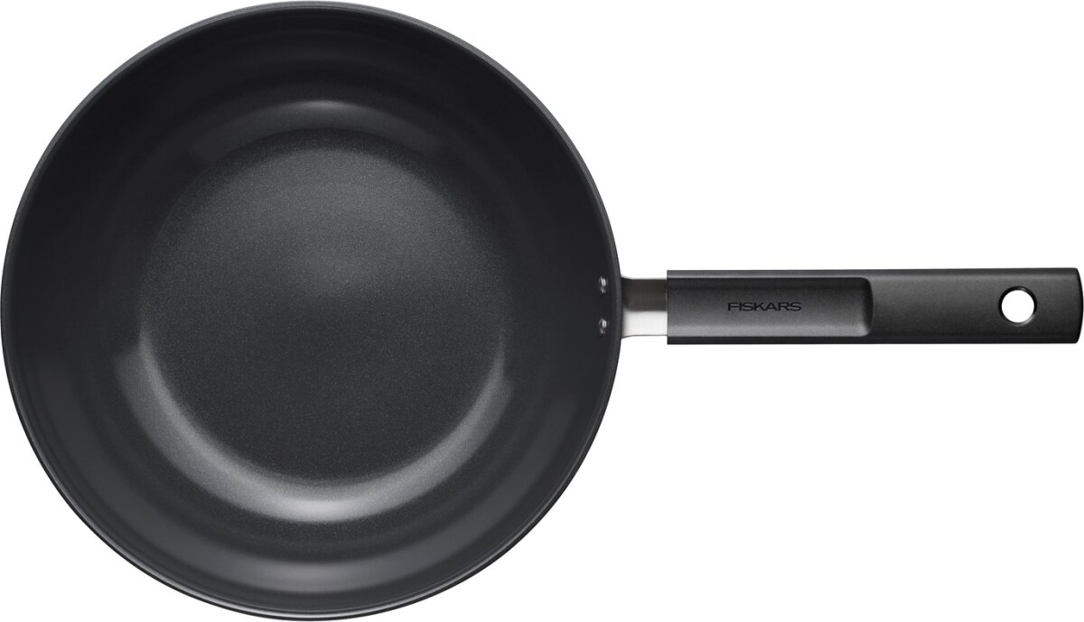 Fiskars - Hard Face - Wok Pande - 28 Cm - Non-Stick - Induktion