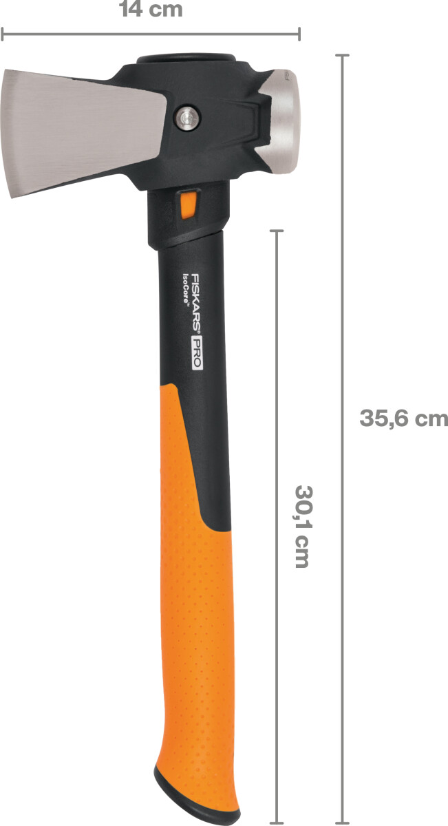 Fiskars - Pro Isocore S - Flækøkse Med Kløvehoved - 36 Cm