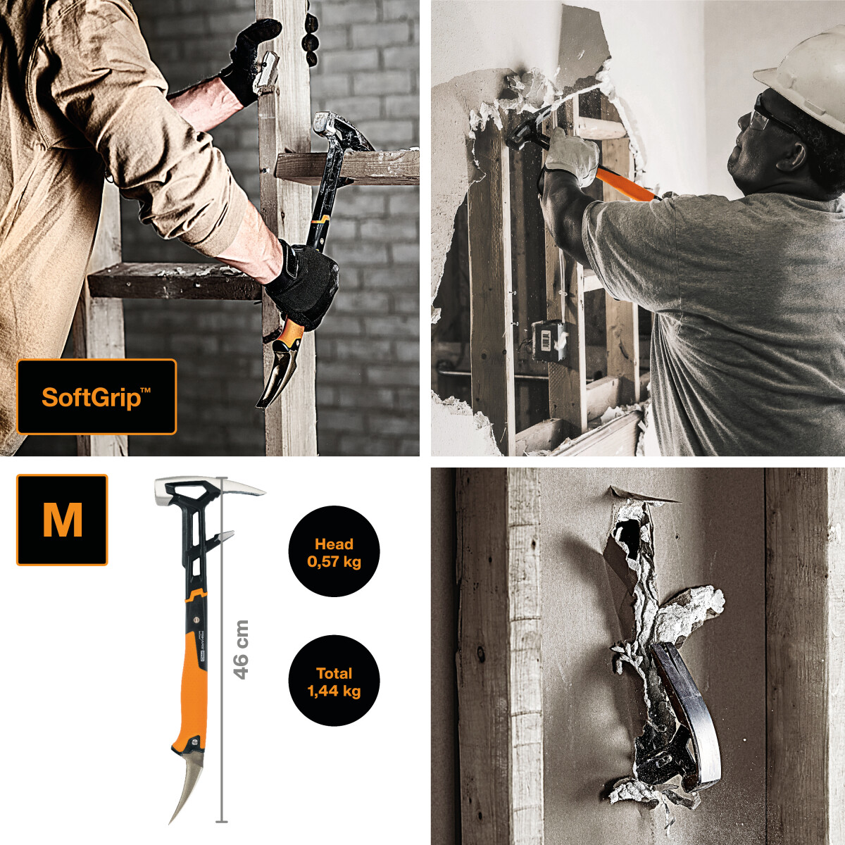 Fiskars - Pro Isocore Demolition Tool - Nedrivningsjern - M