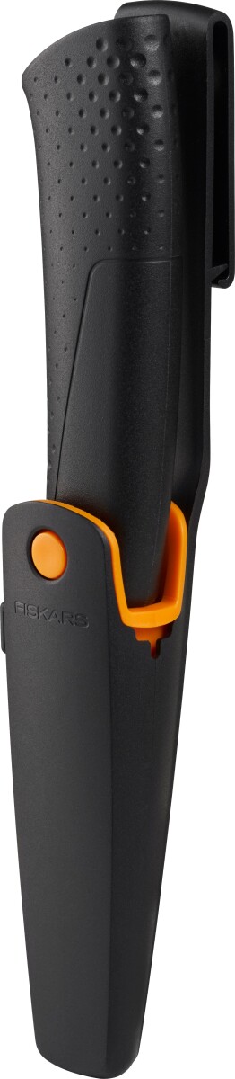 Fiskars - Pro Builder S Knife With Sharpener - Kniv Med Knivsliber