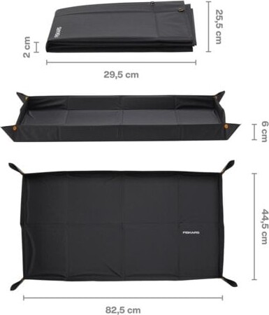 Fiskars - Plantemåtte - Sort