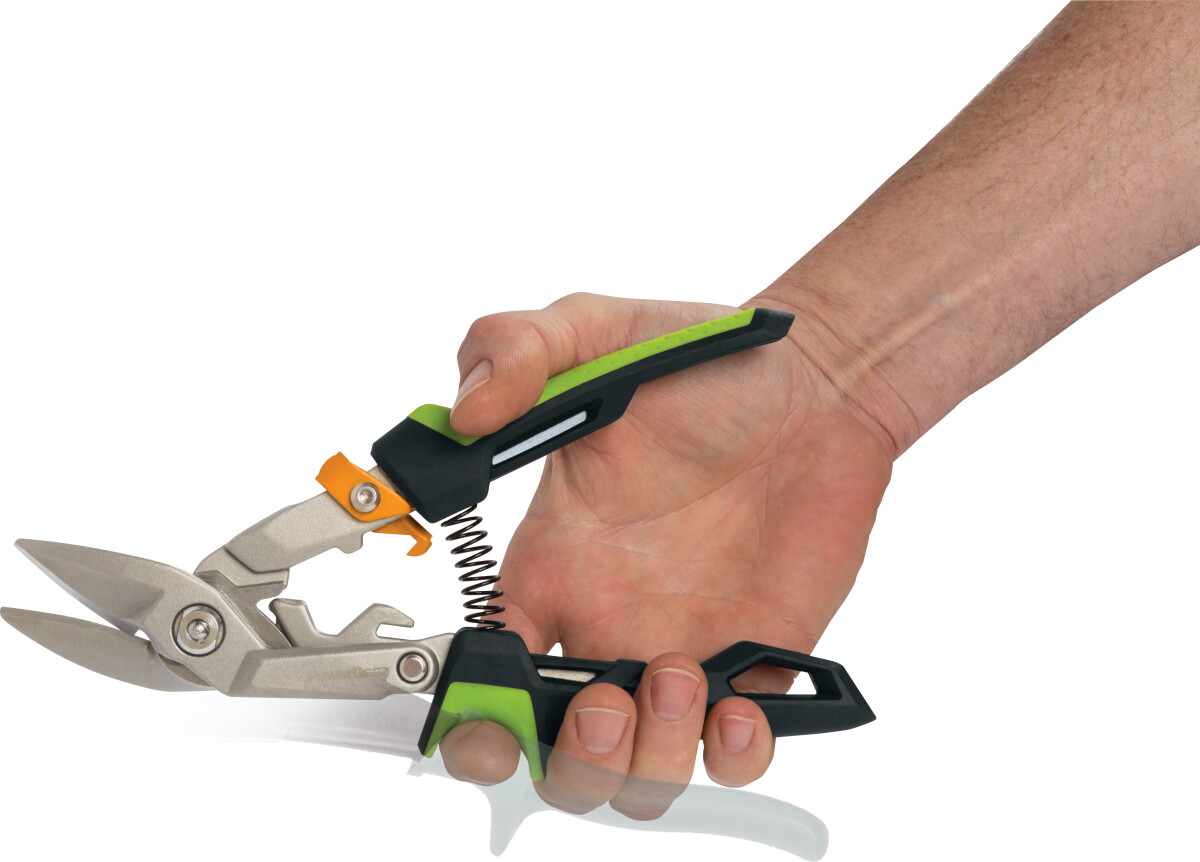 Fiskars - Pro Aviation Snip Powergear Pladesaks - Offset Højreklip