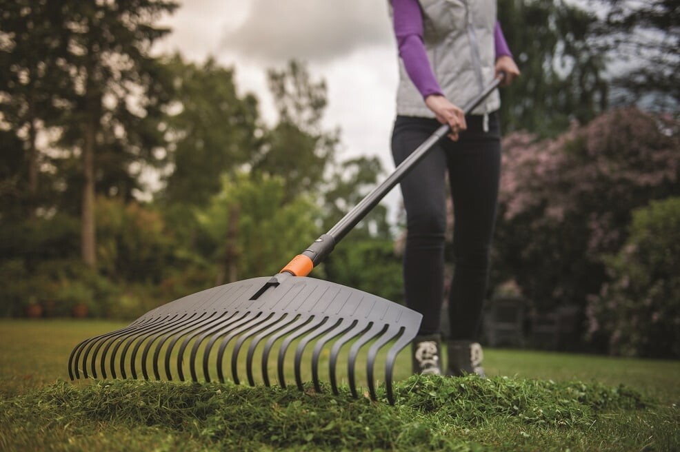Fiskars - Quikfit Leaf Rake - 52 Cm - Metal - Løvrive