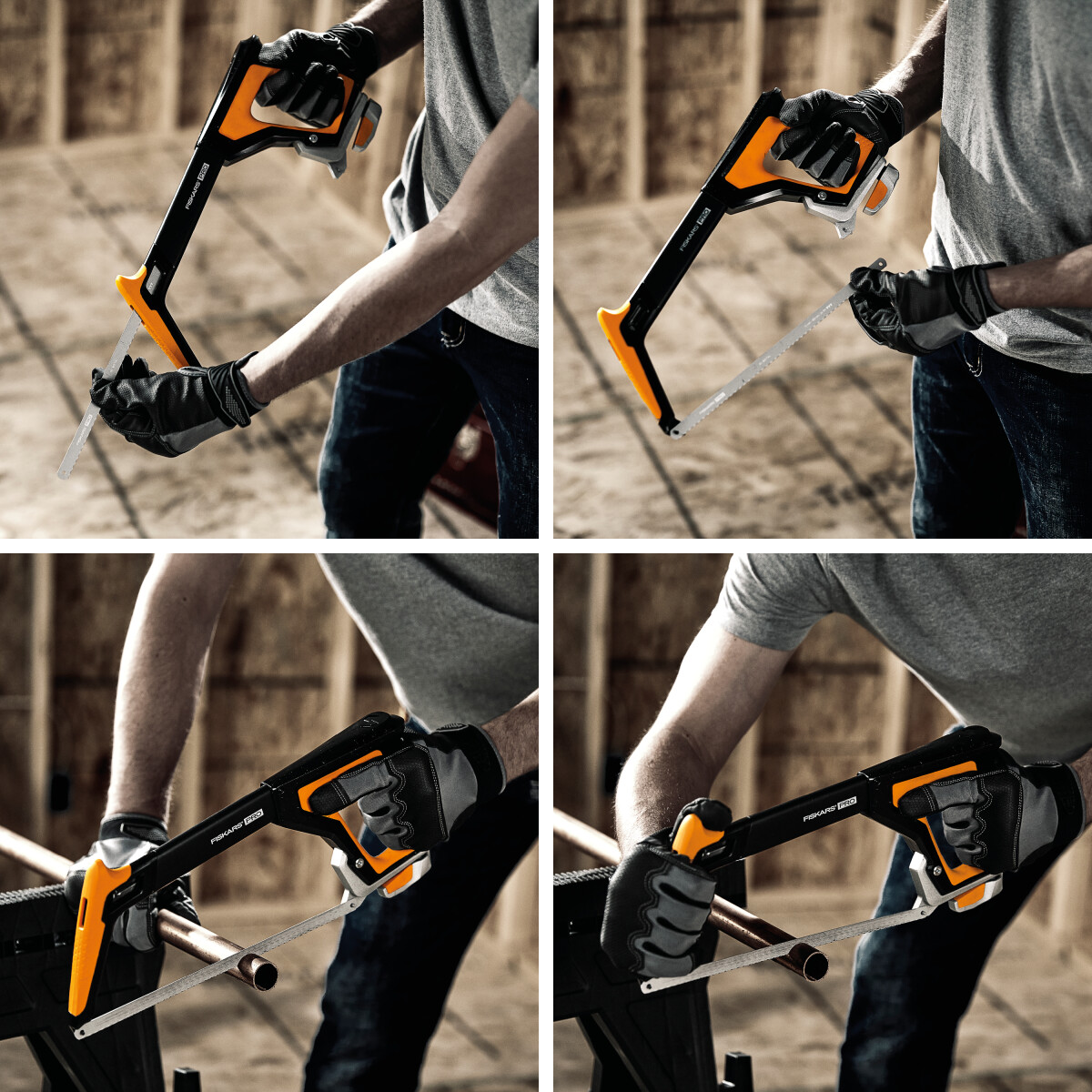Fiskars - Pro Hacksaw Truetension - Nedstryger - 30 Cm - 24 Tpi
