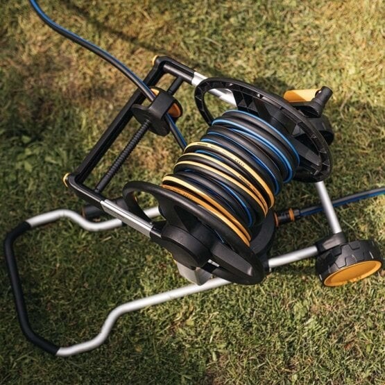 Fiskars - Waterwheel Xl - Slangevogn Med 20 Meter Haveslange