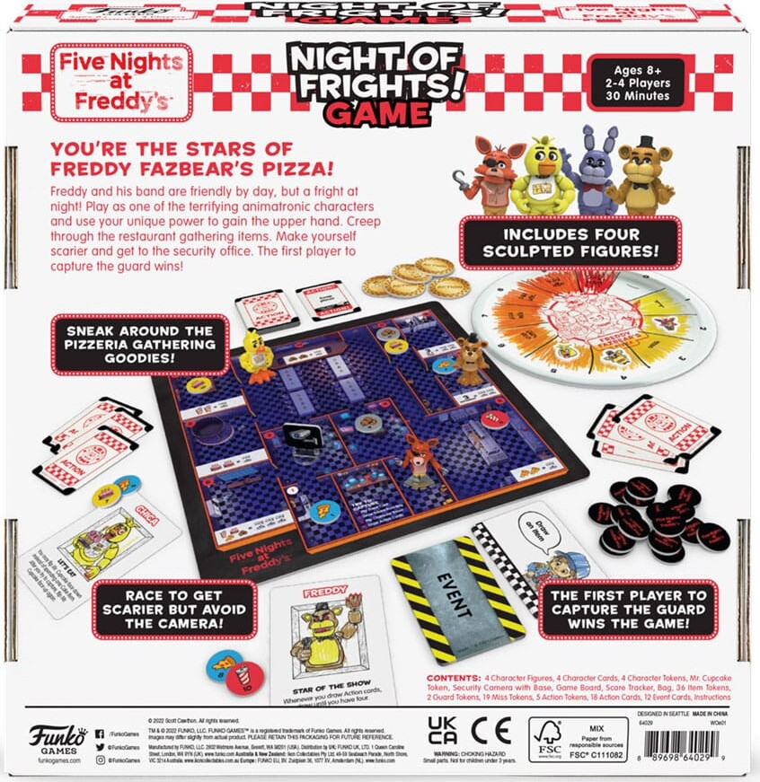 Five Nights At Freddy S - Board Game Night Of Frights