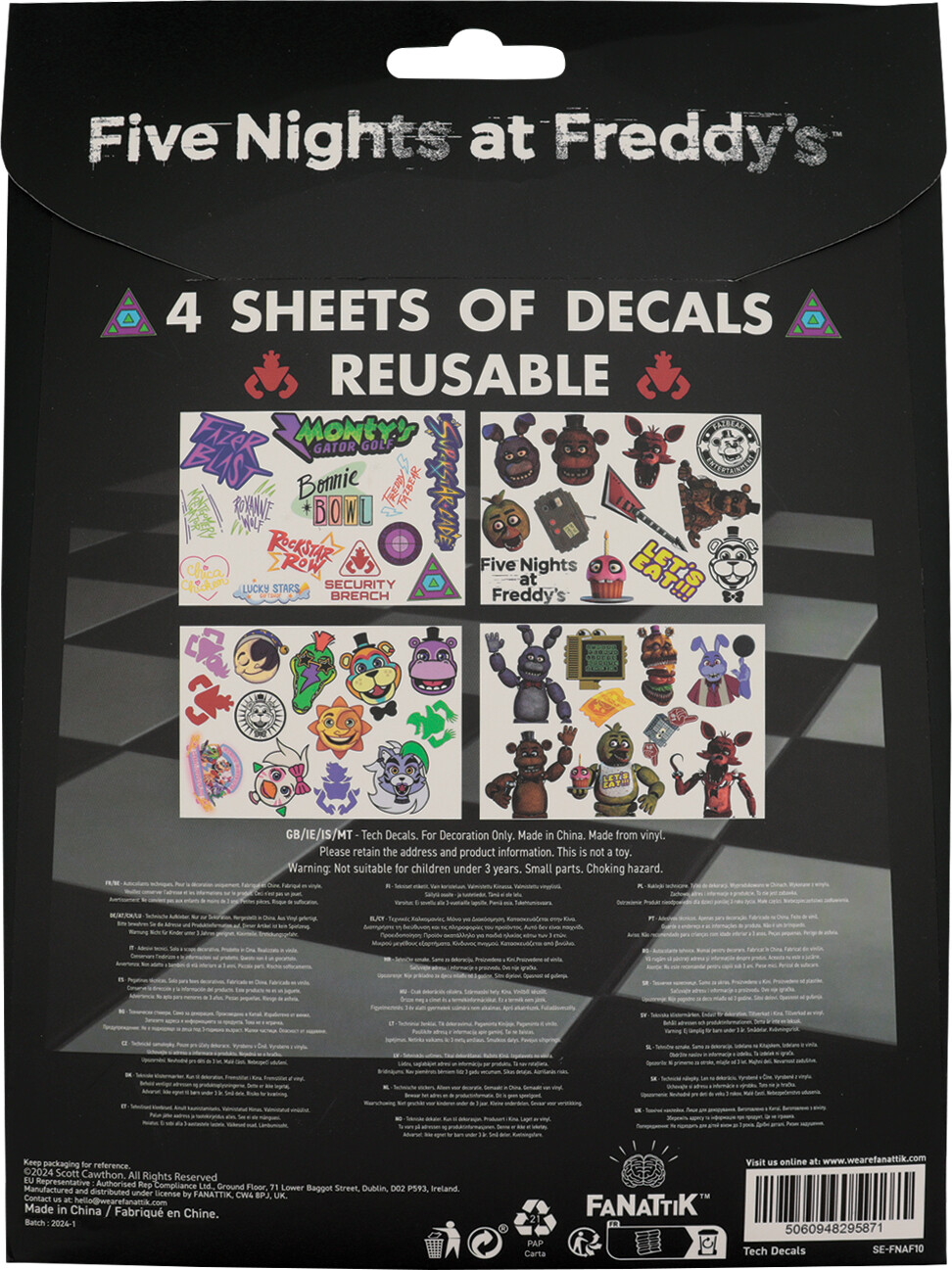 Five Nights At Freddy S Tech Decal Stickers