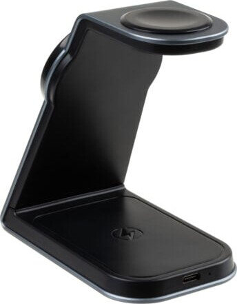 Fixed - 3In1 Mag Aluminum Wireless Charging Station Black