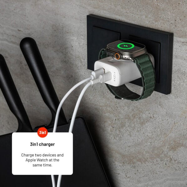 Fixed - Magflip Usb-C Charger 33W Apple Watchusb-Cusb-A