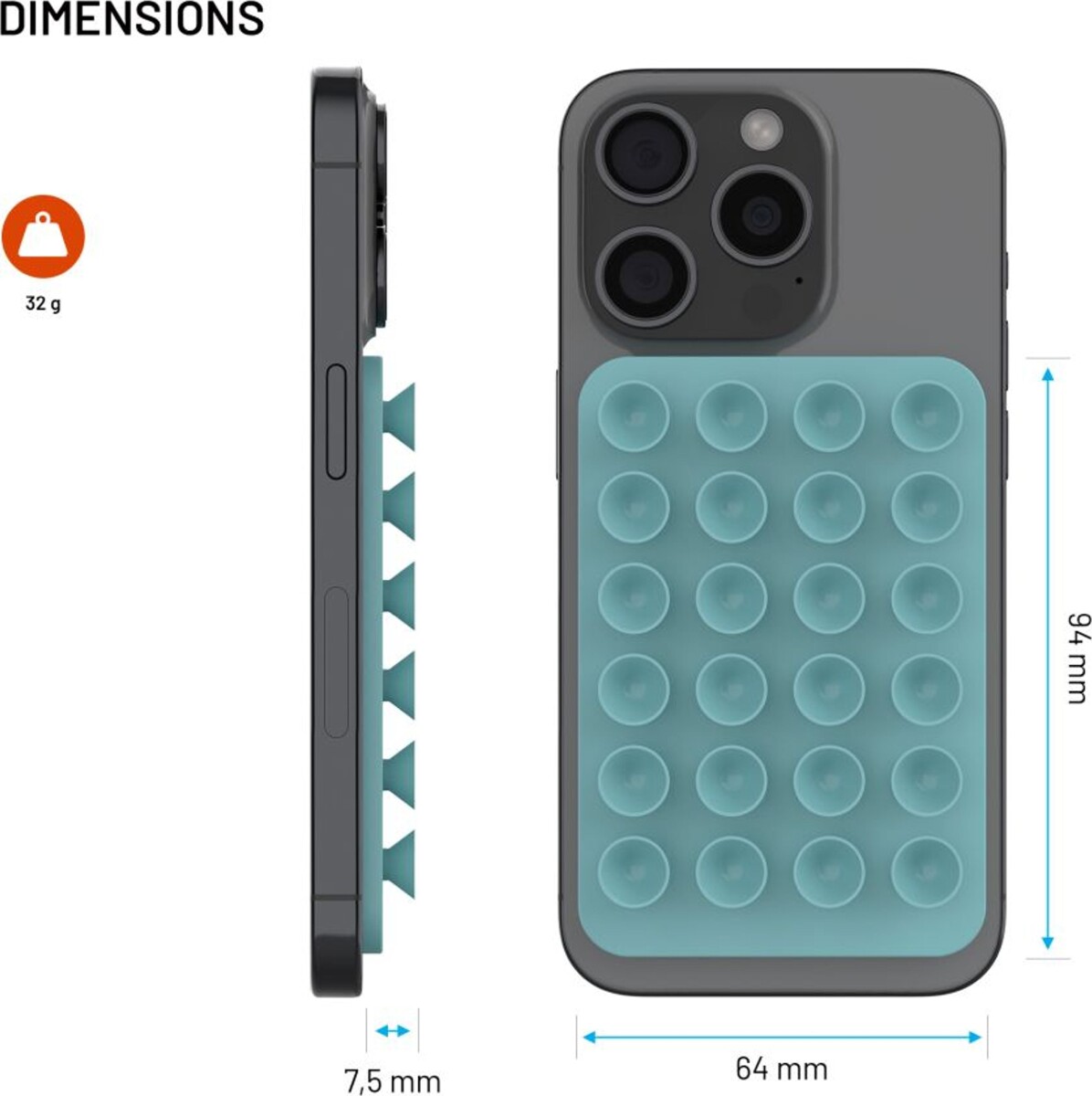 Fixed - Magmate Magsafe Holder With Suction Cups