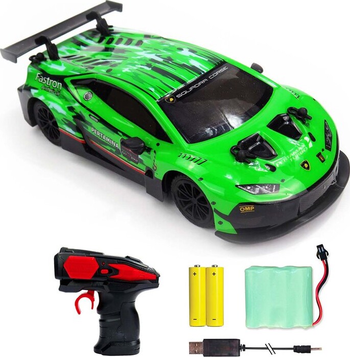 Fjernstyret Lamborghini Huracan Gt3 - 1 24 - 2 4 Ghz - Grøn