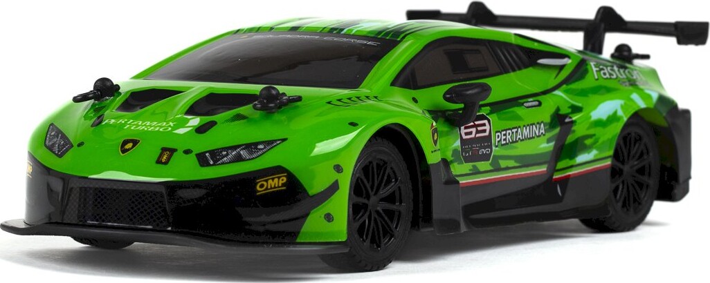 Fjernstyret Lamborghini Huracan Gt3 - 1 24 - 2 4 Ghz - Grøn