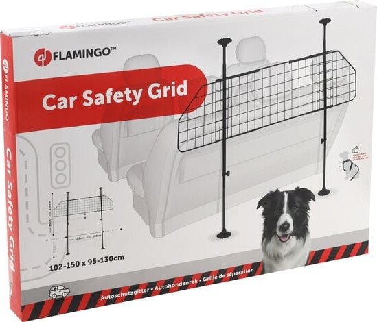 Flamingo - Opdeling Til Bilen - Hundegitter 102-150X95-130Cm