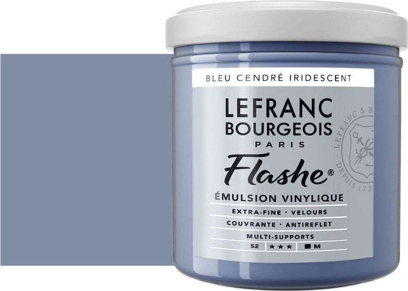 Lefranc Bourgeois - Akrylmaling - Ash Blue Iridescent 125 Ml