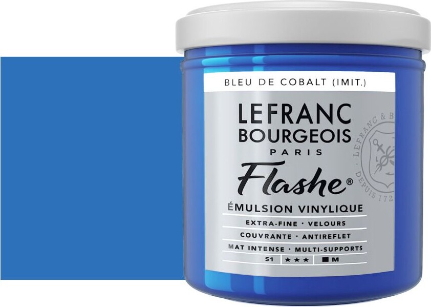 Lefranc Bourrgeois - Akrylmaling - Cobalt Blue Hue 125 Ml
