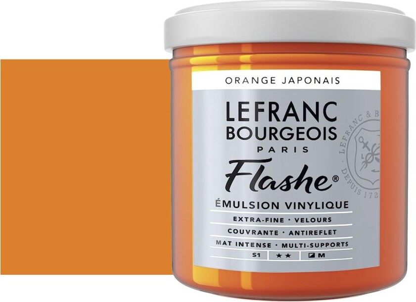 Lefranc Bourgeois - Akrylmaling - Japanese Orange 125 Ml