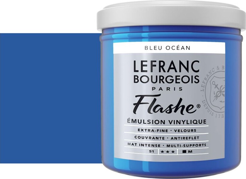 Lefranc Bourgeois - Akrylmaling - Flashe - Ocean Blue 125 Ml