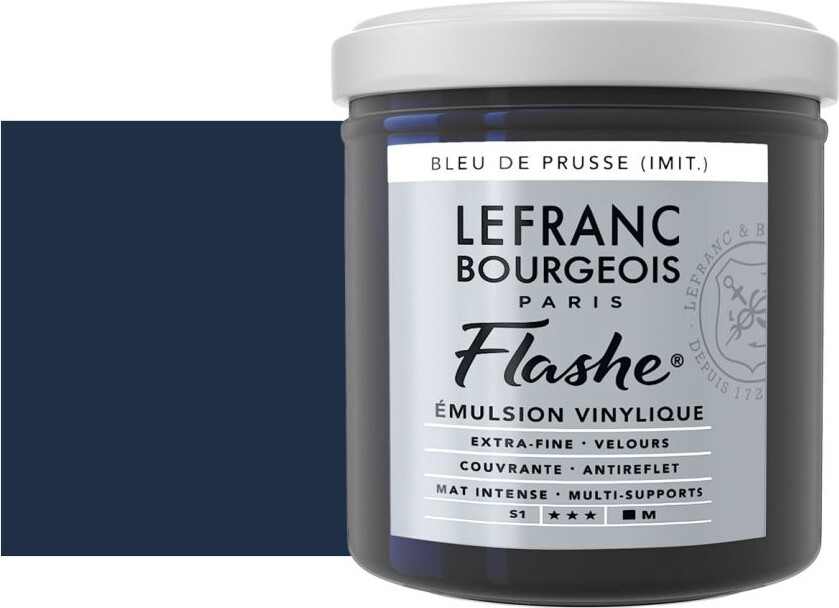 Lefranc Bourgeois - Akrylmaling - Flashe - Prussian Blue Hue 125 Ml