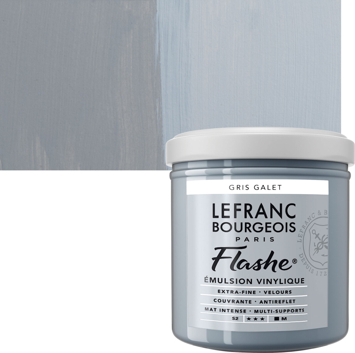Lefranc Bourgeois - Akrylmaling - Flashe - Stengrå 125 Ml