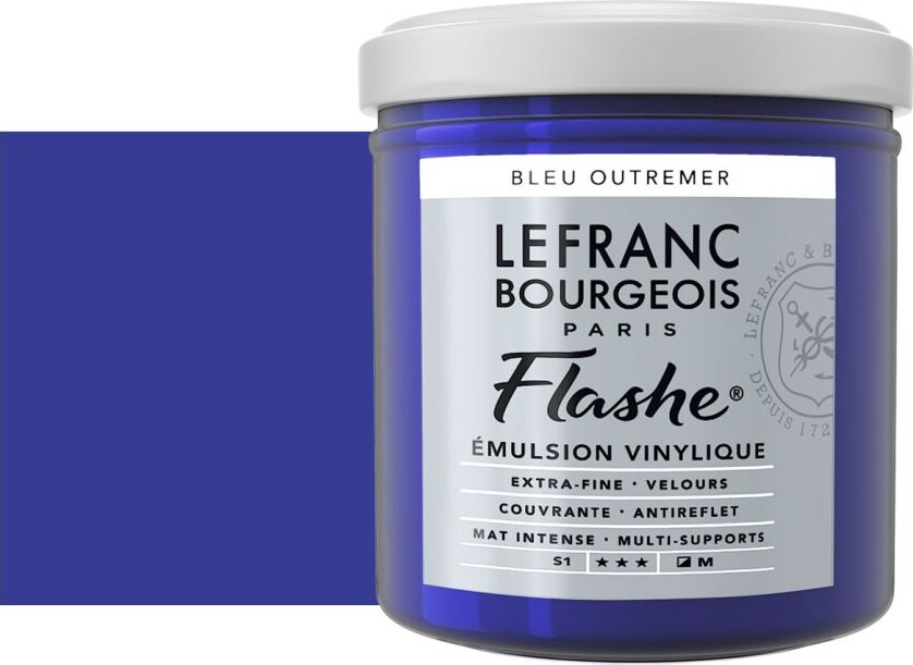 Lefranc Bourgeois - Akrylmaling - Flashe - Ultramarine 125 Ml