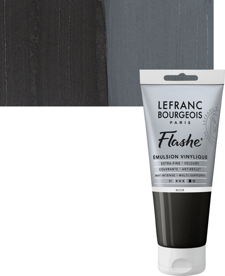 Lefranc Bourgeois - Akrylmaling - Flashe - Sort 80 Ml